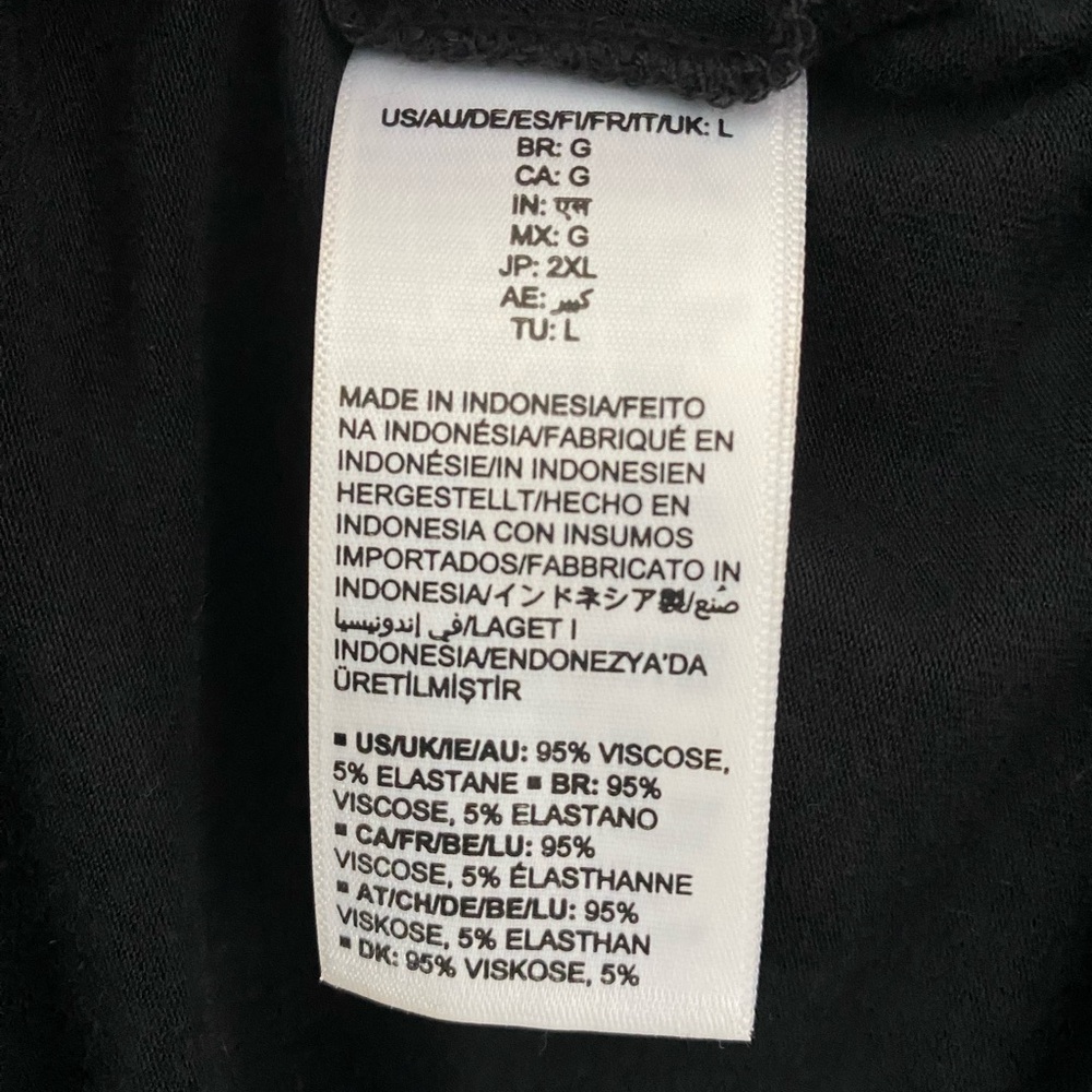 V-Neck Empire Waist Dress | Black - Picture 6 of 9